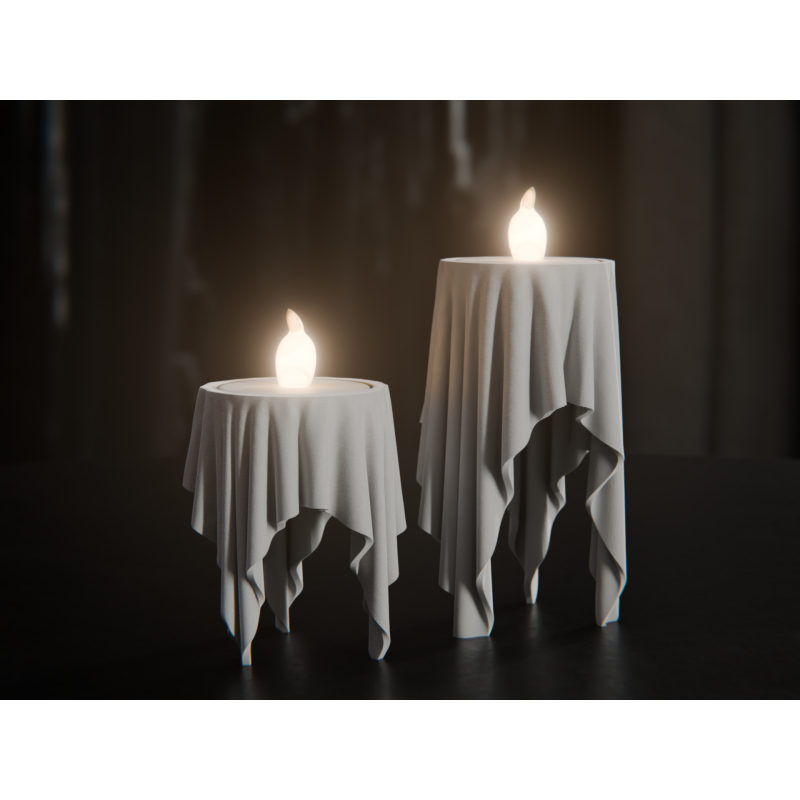 Floating Cloth Candle Holder