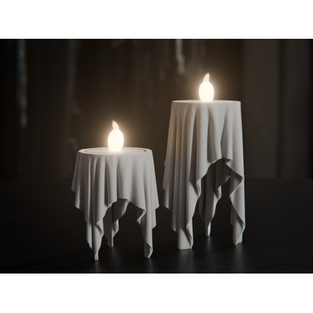 Floating Cloth Candle Holder