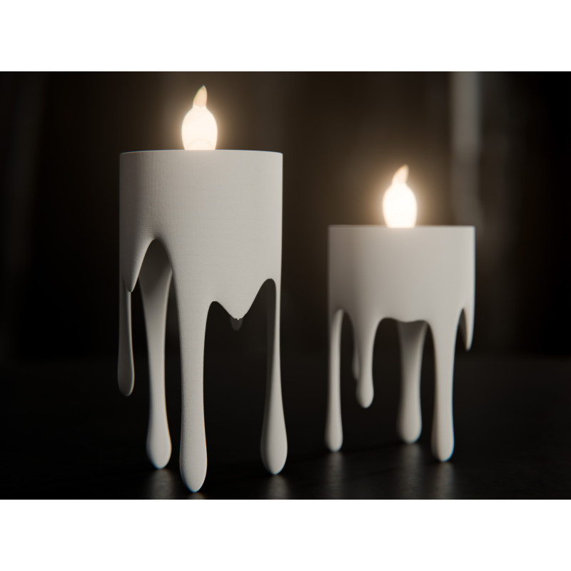 Floating Candle Holder with Dripping Effect