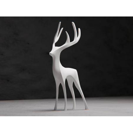 Modern Deer Sculpture